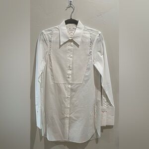 Pink Tartan White Button Down Shirt